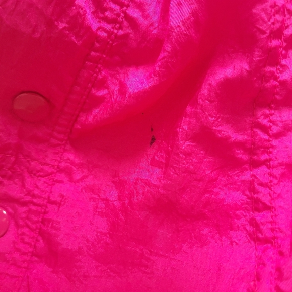 Vintage Westside Windbreaker Jacket Sz M Pink Retro 80s/90s - Picture 9 of 11
